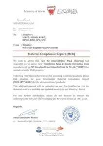 Aerodinamik Ekipman Belgesi